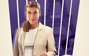 Character poster of Kate Walsh as Madeline in Darren Star`s web-series `Emily in Paris`